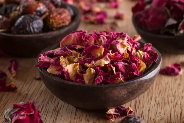 Dried Rose Leaves